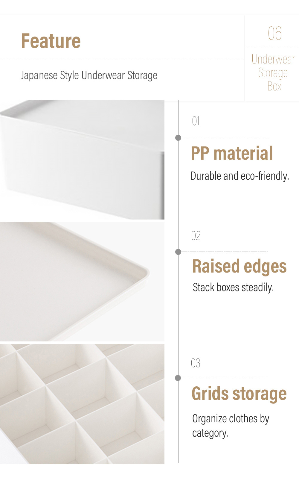Japanese Style PP Underwear Storage Closet Wardrobe-7